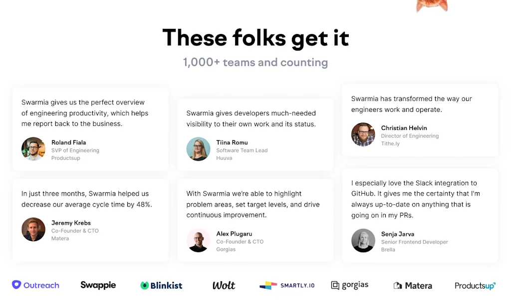 Swarmia screenshot 9 of 9