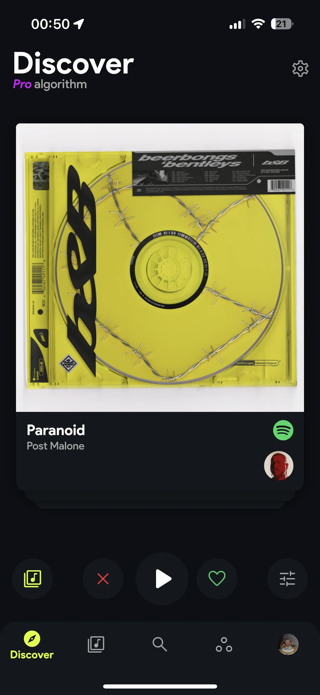 Swipefy for Spotify screenshot 3 of 9