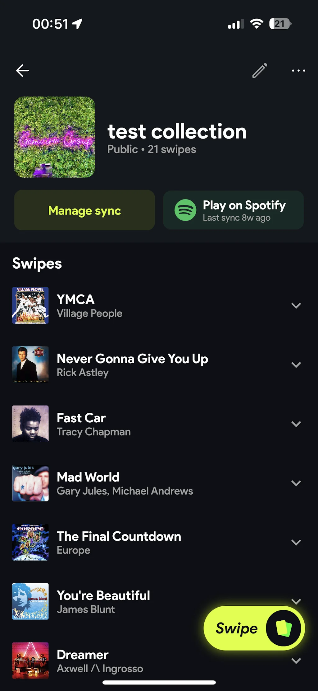 Swipefy for Spotify screenshot 6 of 9