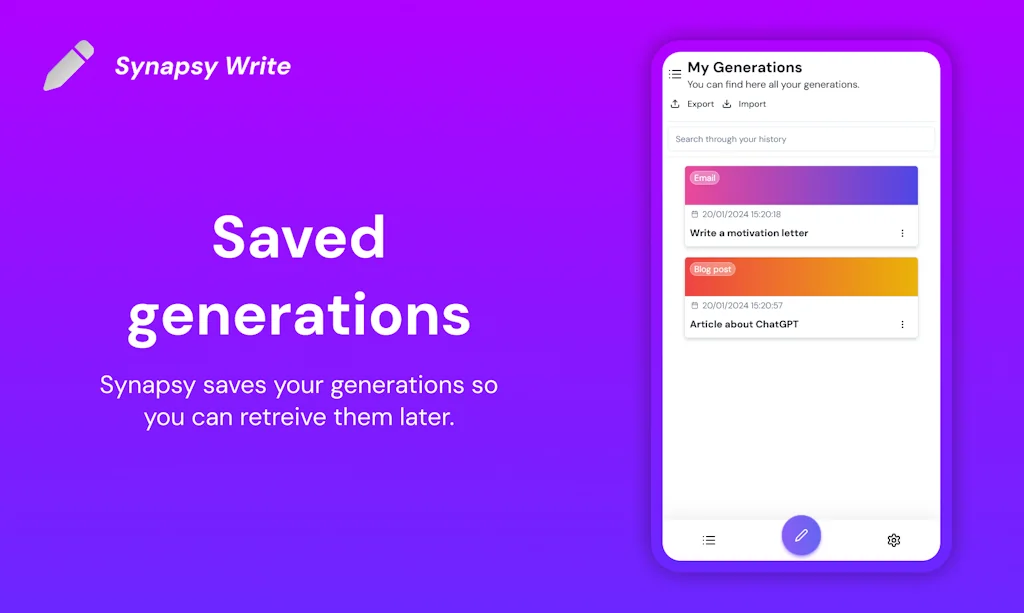 Synapsy Write screenshot 2 of 4