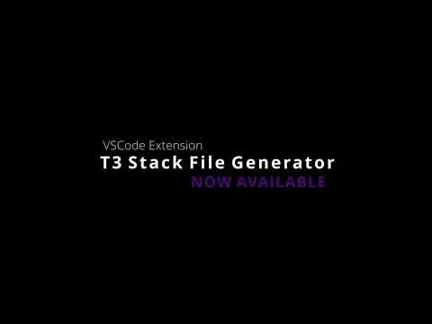T3 Stack, Next and React File Generator screenshot 1 of 3