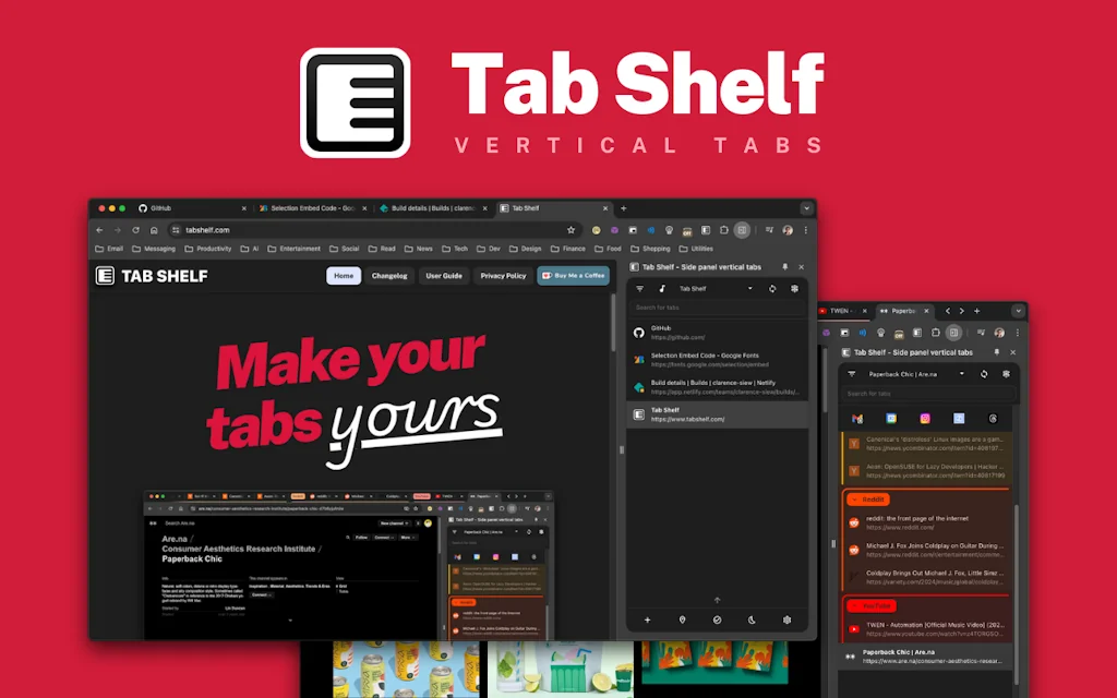 Tab Shelf screenshot 1 of 5