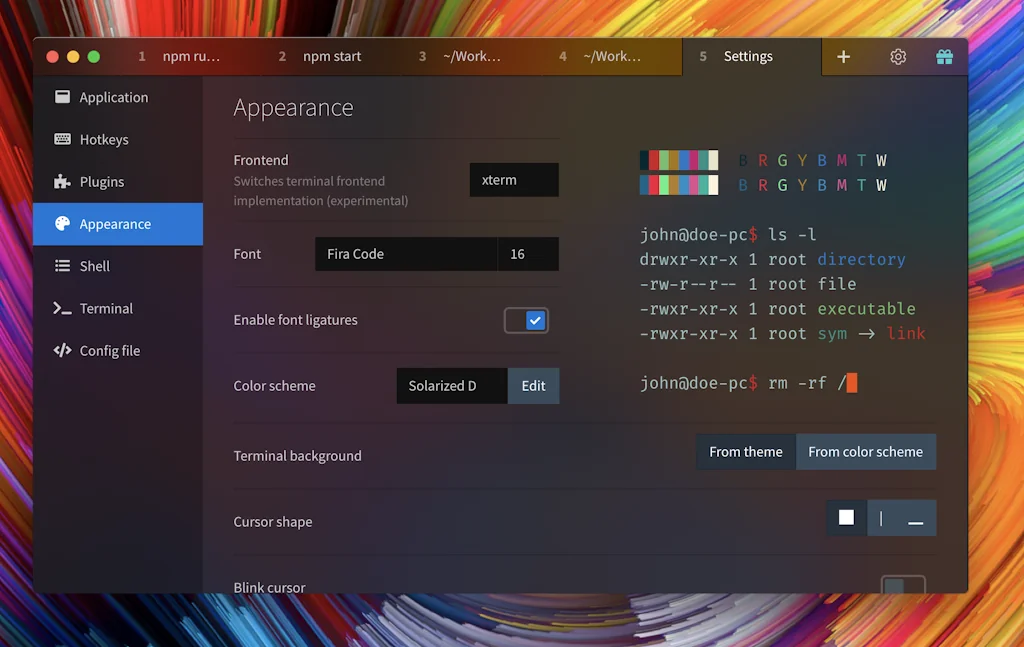 Tabby screenshot 3 of 4