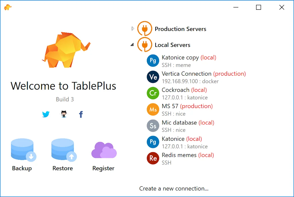 TablePlus screenshot 1 of 5