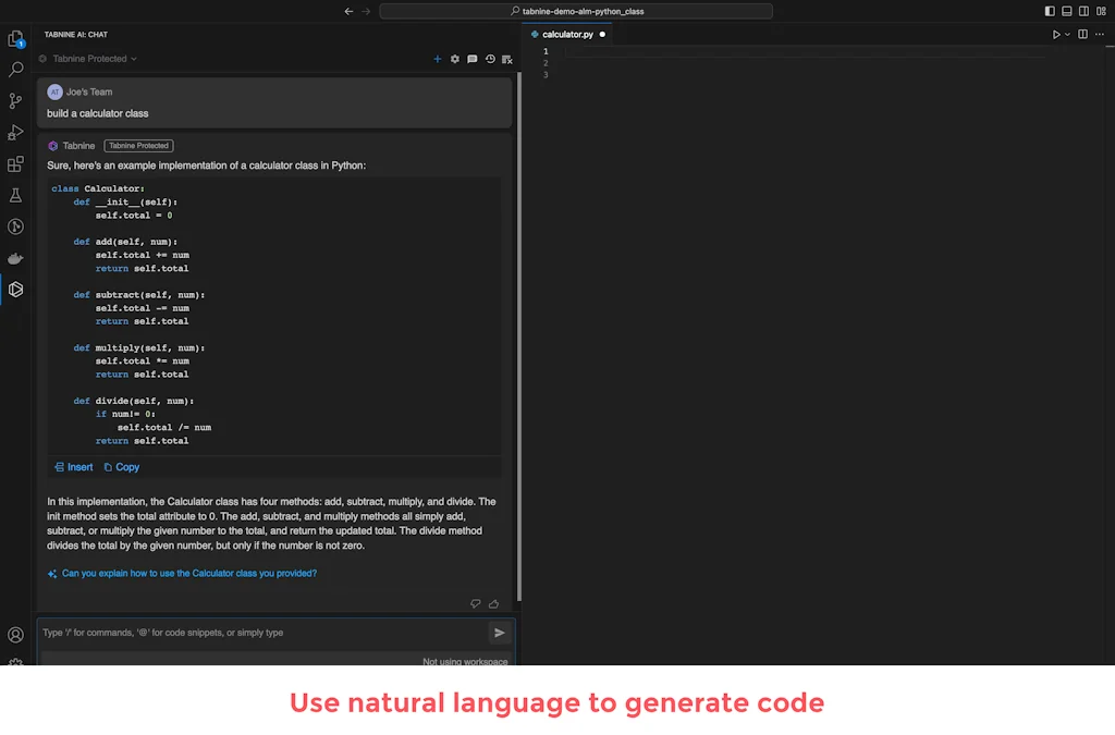TabNine screenshot 3 of 7