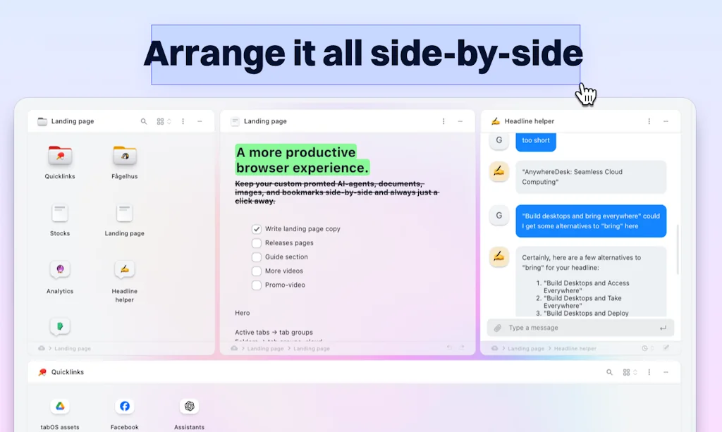 tabOS screenshot 5 of 7