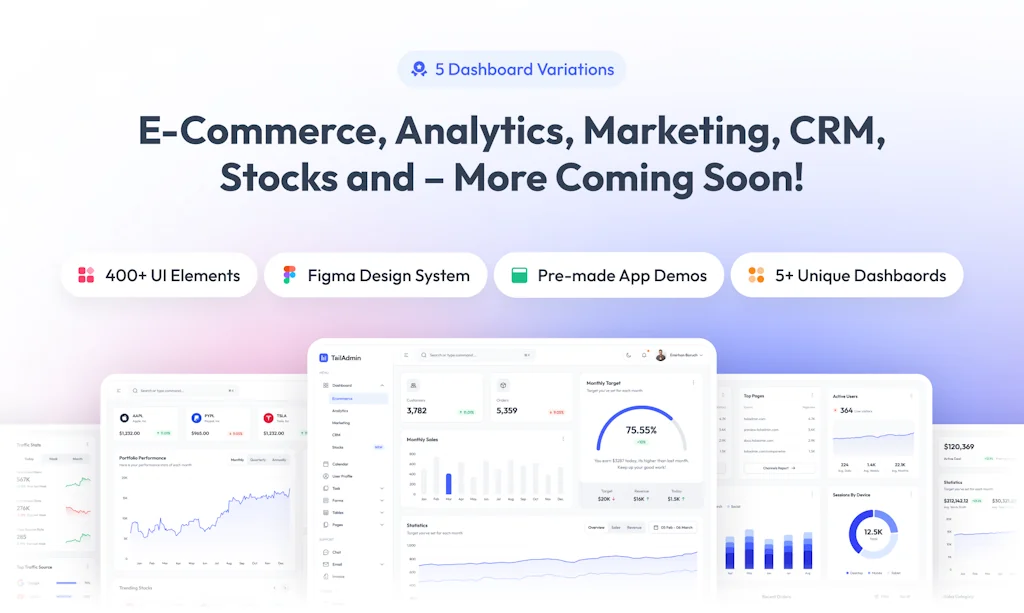TailAdmin screenshot 2 of 3