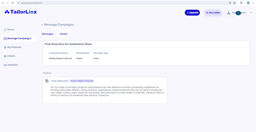 TailorLinx screenshot 2 of 3