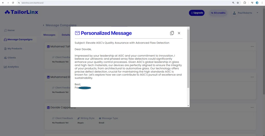 TailorLinx screenshot 3 of 3