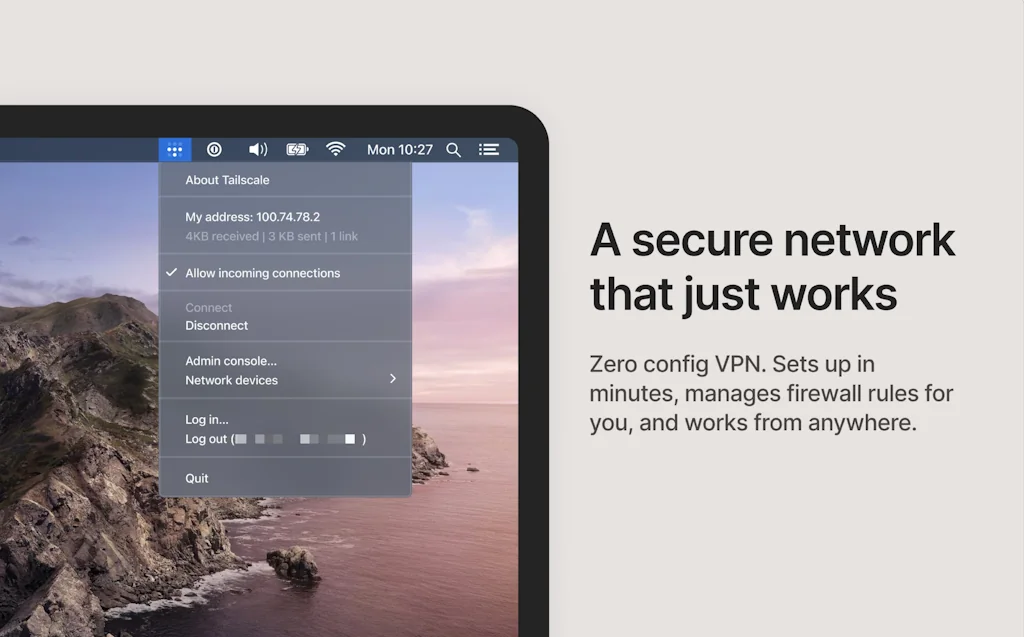 Tailscale screenshot 1 of 4
