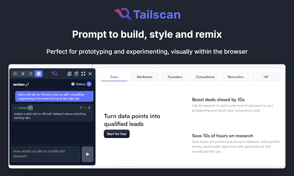 Tailscan for Tailwind CSS screenshot 1 of 3
