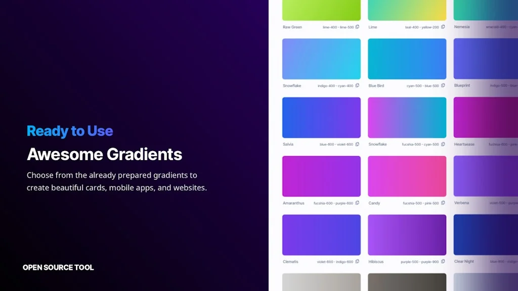 Tailwind CSS Gradient Generator screenshot 5 of 5
