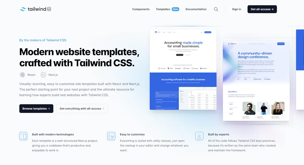 Tailwind CSS screenshot 1 of 6