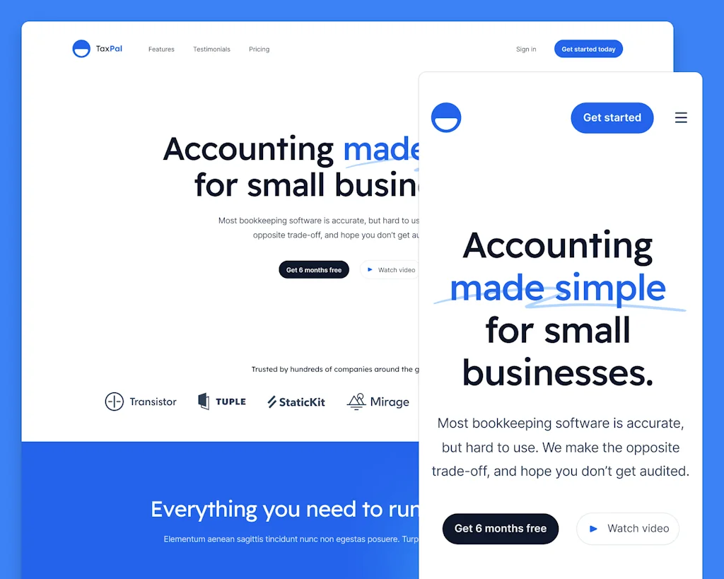 Tailwind CSS screenshot 4 of 6