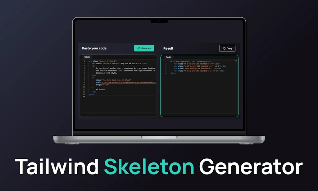 Tailwind Skeleton Generator screenshot 1 of 3