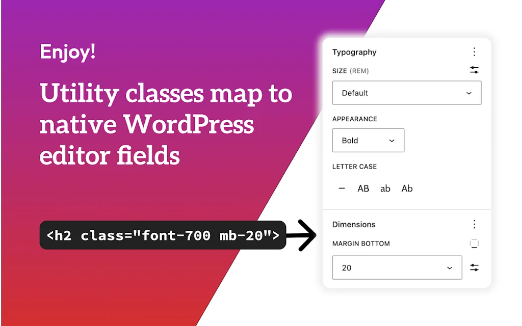 Tailwind to WordPress Blocks screenshot 5 of 6