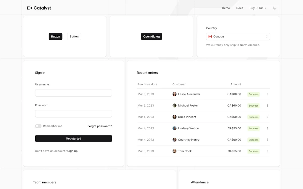 Tailwind UI screenshot 2 of 4