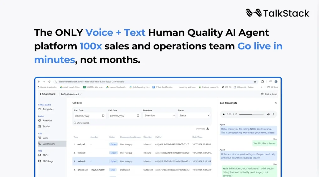 TalkStack AI screenshot 1 of 5