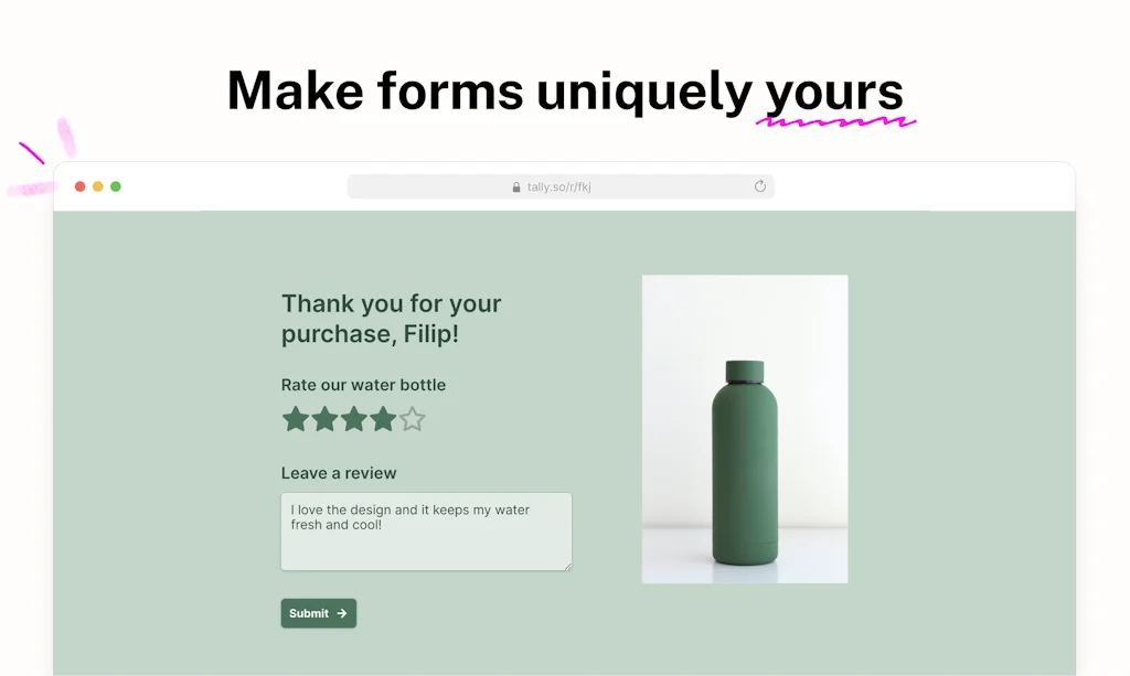 Tally screenshot 3 of 3