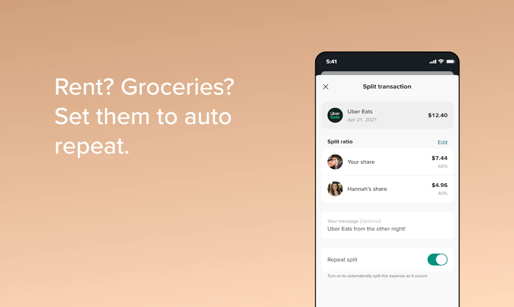 Tandem - Expense Sharing screenshot 4 of 6