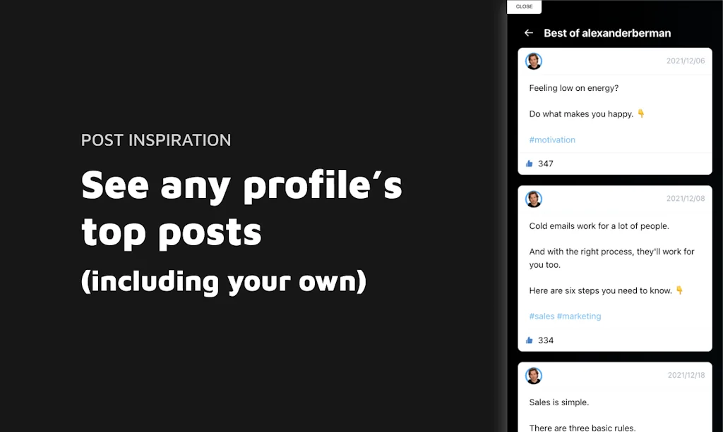 Taplio Stats for LinkedIn screenshot 2 of 6