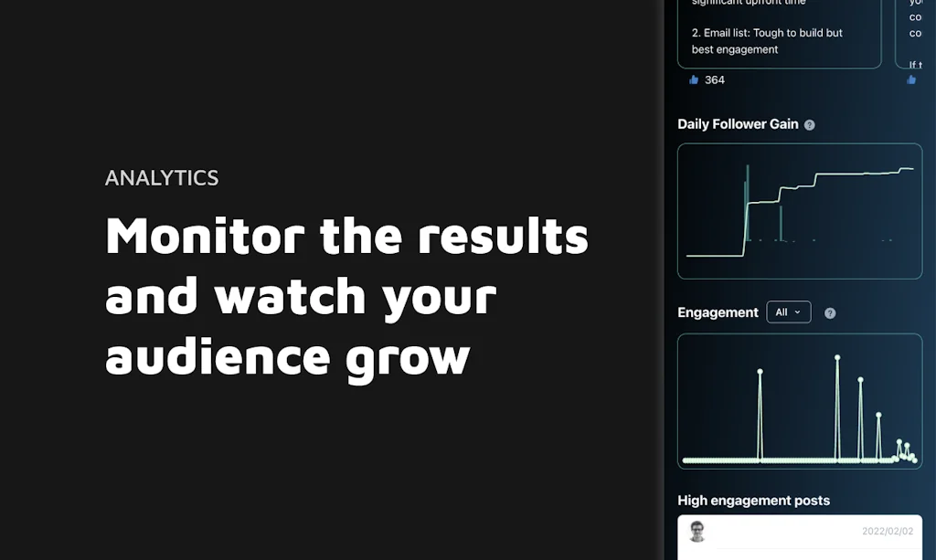 Taplio Stats for LinkedIn screenshot 4 of 6