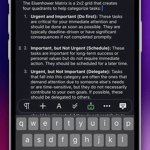 Taskade AI Mobile: Supercharge Workflows screenshot 4 of 5