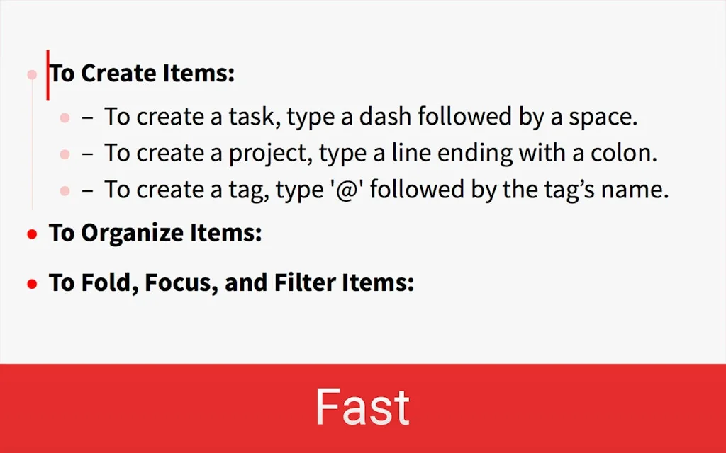 TaskPaper screenshot 1 of 4