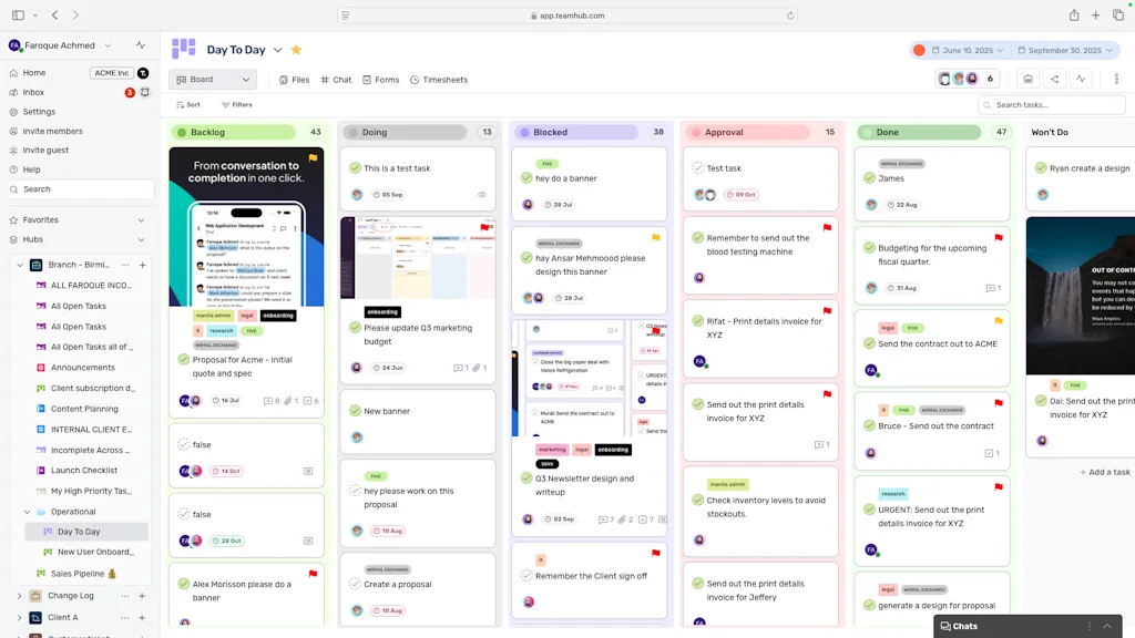 Teamhub.com screenshot 1 of 2