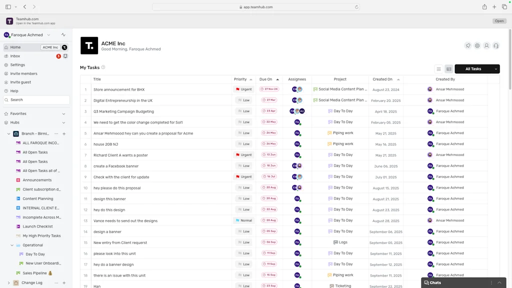 Teamhub.com screenshot 2 of 2