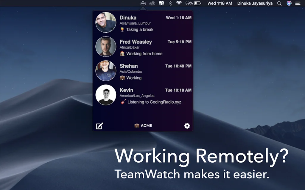 TeamWatch screenshot 3 of 3