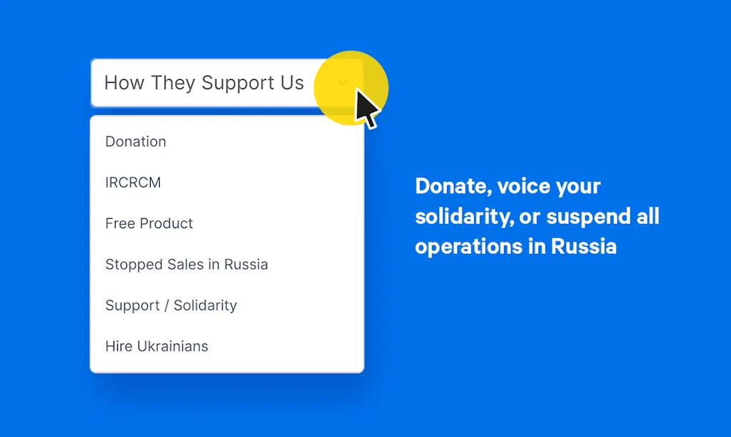 Tech Stands With Ukraine screenshot 2 of 4