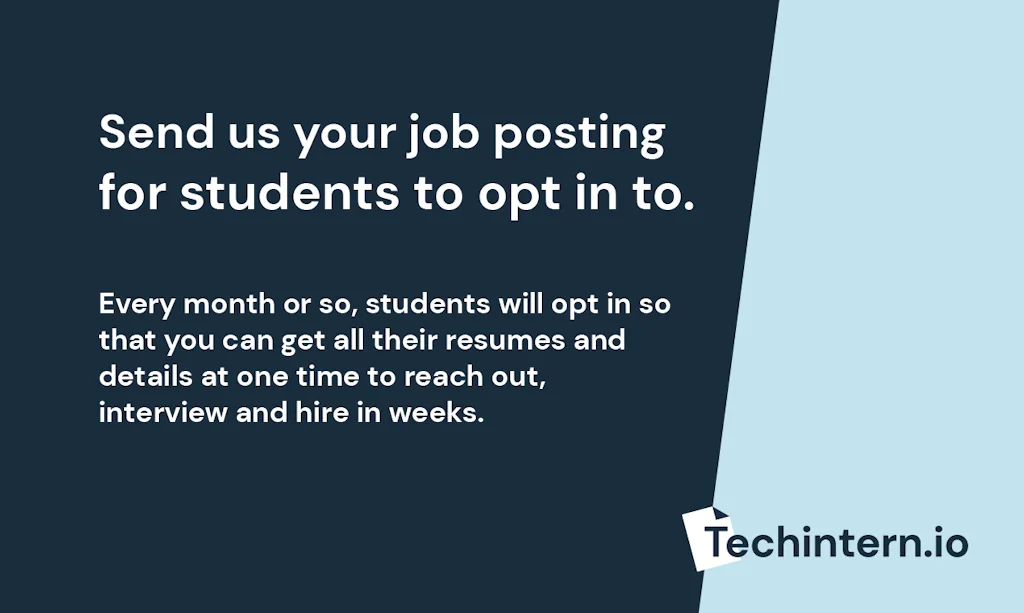 Techintern.io screenshot 3 of 4