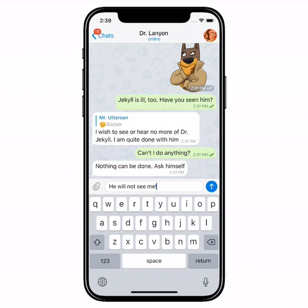 Telegram 4.7 screenshot 2 of 4