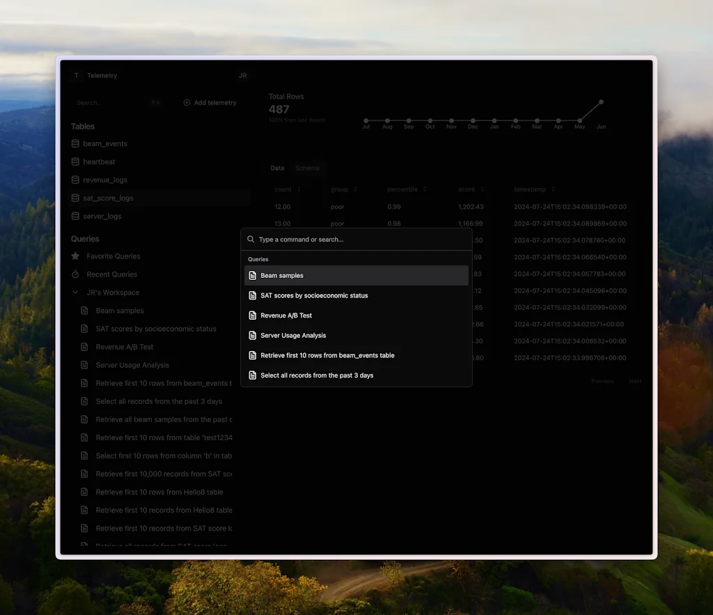 Telemetry screenshot 3 of 6