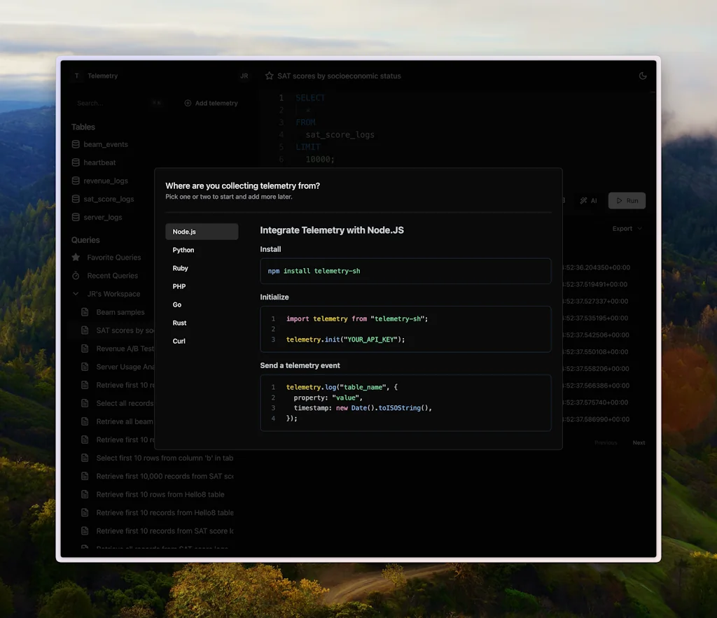 Telemetry screenshot 5 of 6