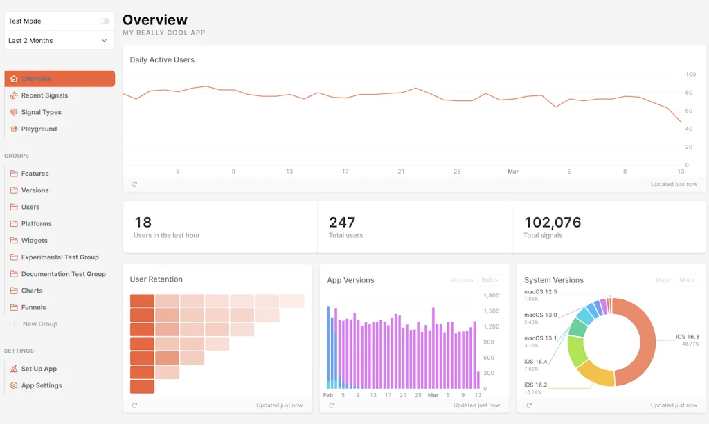TelemetryDeck screenshot 2 of 9