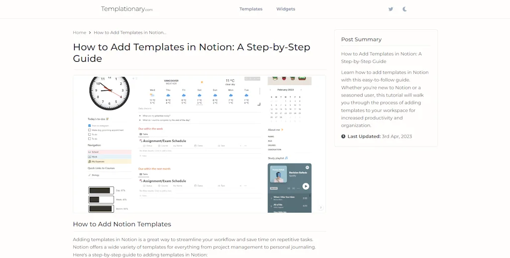 Templationary screenshot 5 of 5