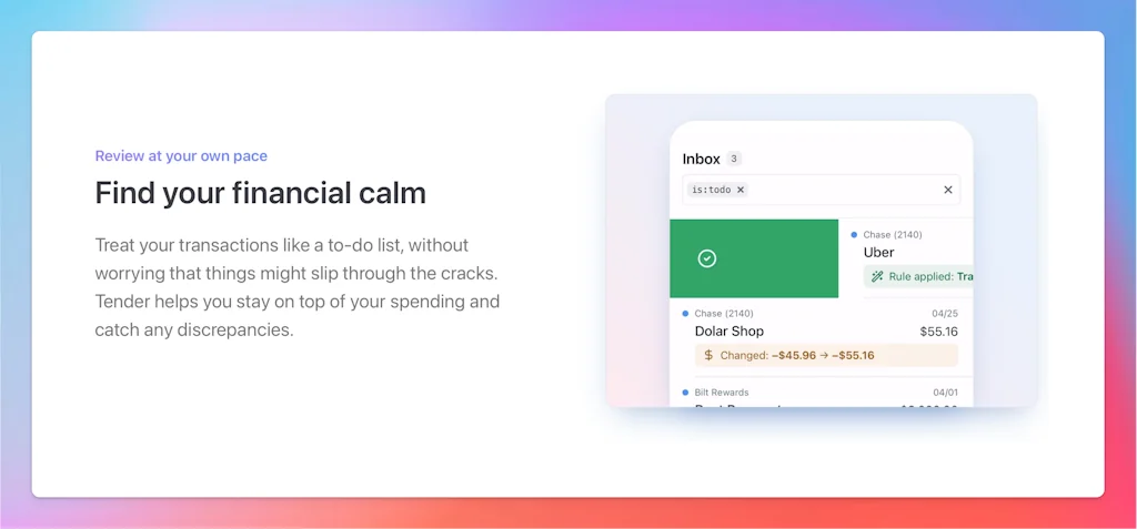 Tender screenshot 4 of 5