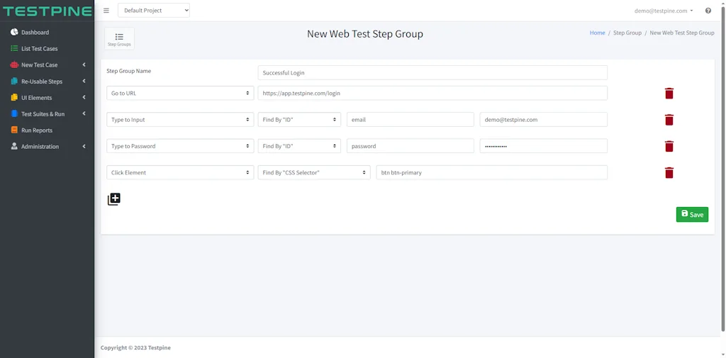 Testpine screenshot 3 of 3