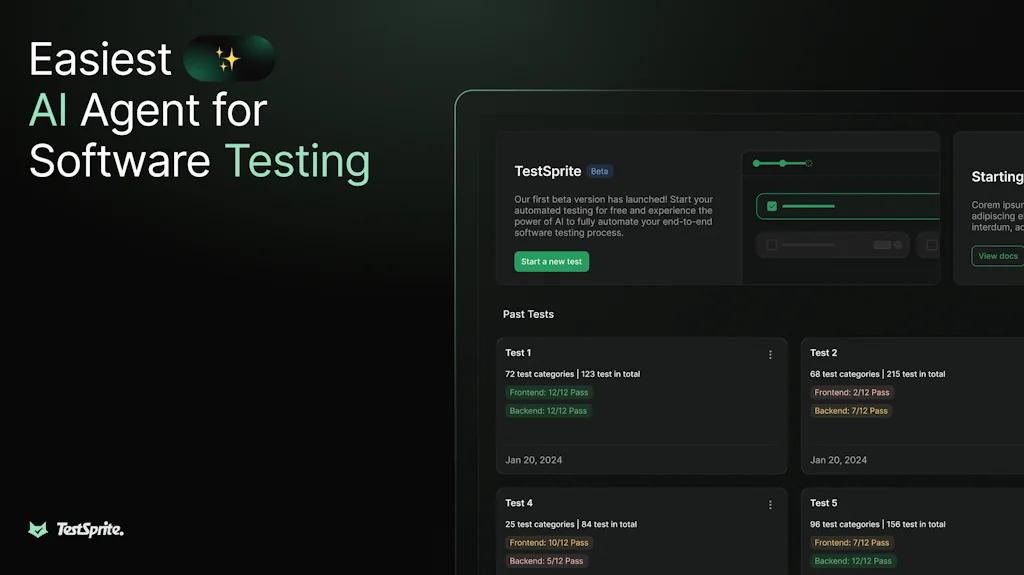 TestSprite screenshot 1 of 3