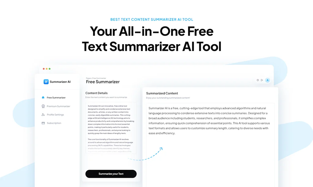 Text Summarizer AI screenshot 2 of 6