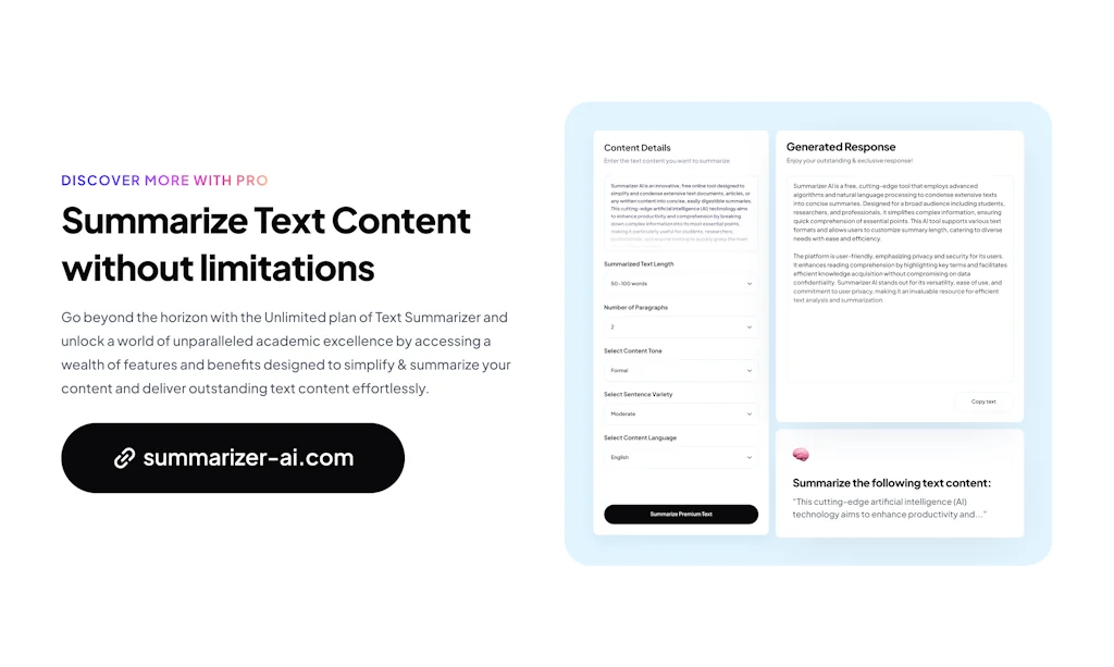 Text Summarizer AI screenshot 5 of 6