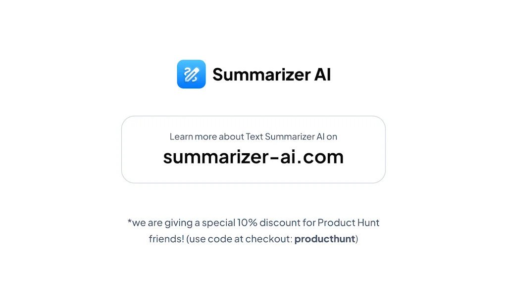 Text Summarizer AI screenshot 6 of 6
