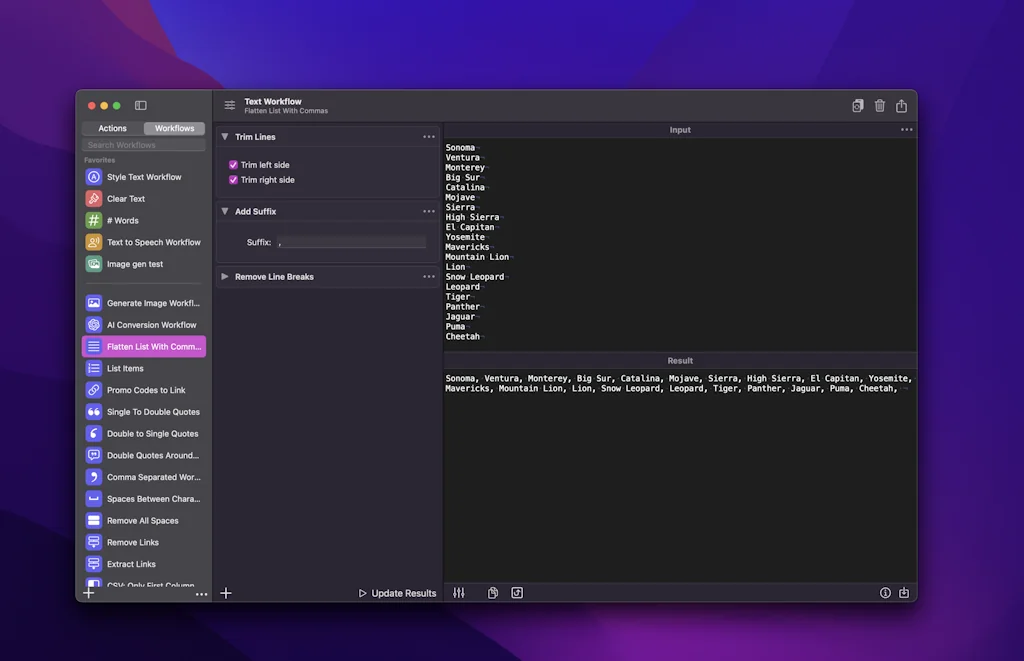 Text Workflow screenshot 1 of 5