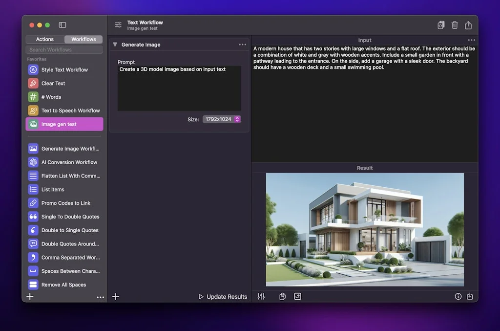 Text Workflow screenshot 3 of 5