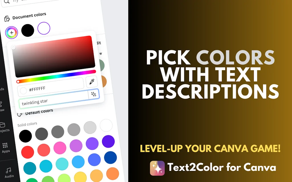 Text2Color for Canva screenshot 1 of 3