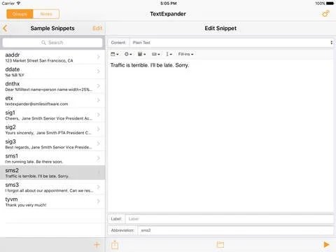 TextExpander screenshot 5 of 11