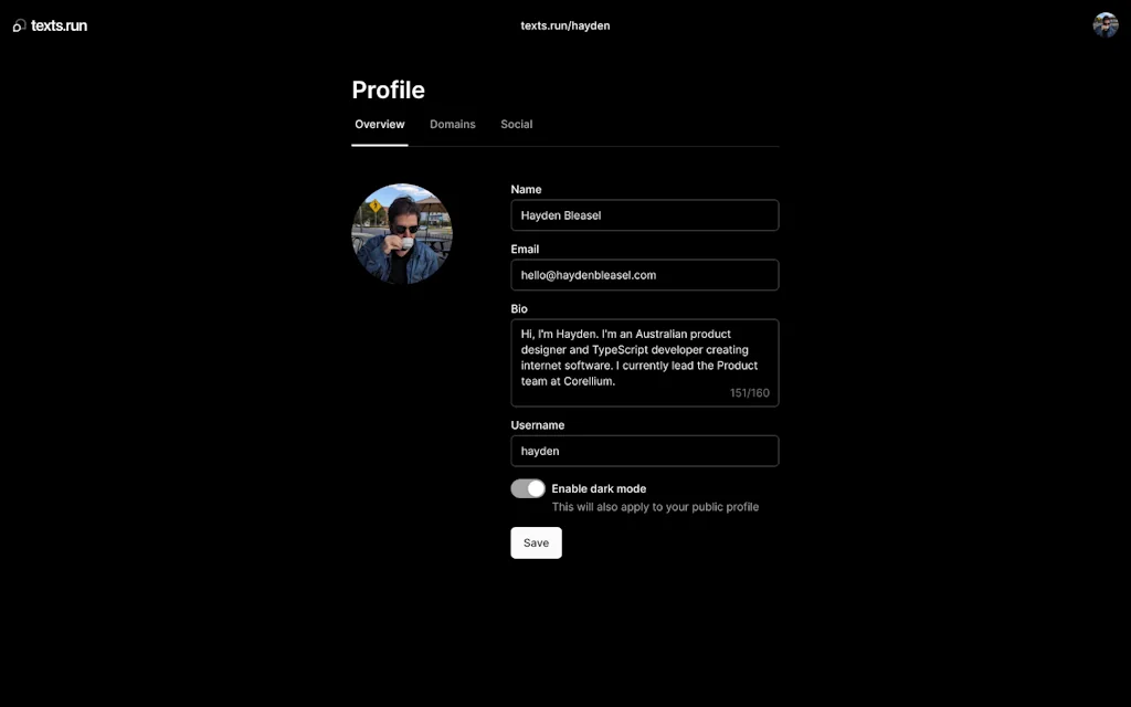 texts.run screenshot 3 of 8