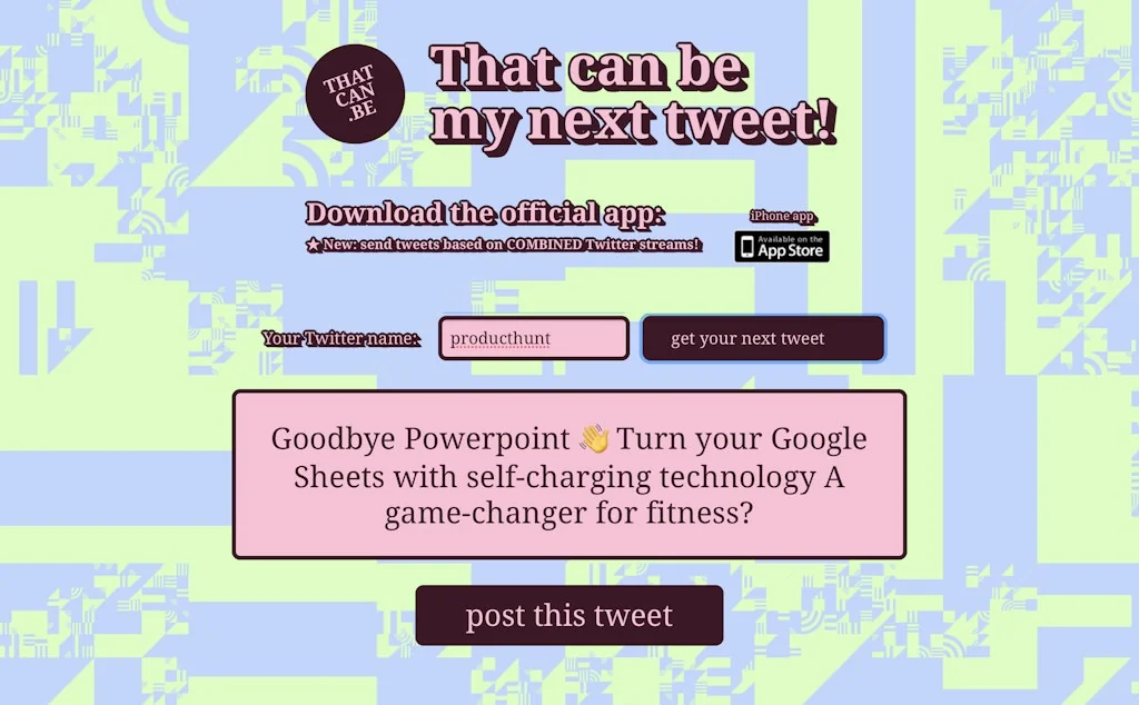 That can be my next tweet screenshot 1 of 2